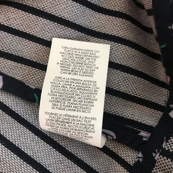 Cabi Navy Striped Long Coastal Classic Car Coat 5474 Lightweight Navy Jacket S - Picture 13 of 15